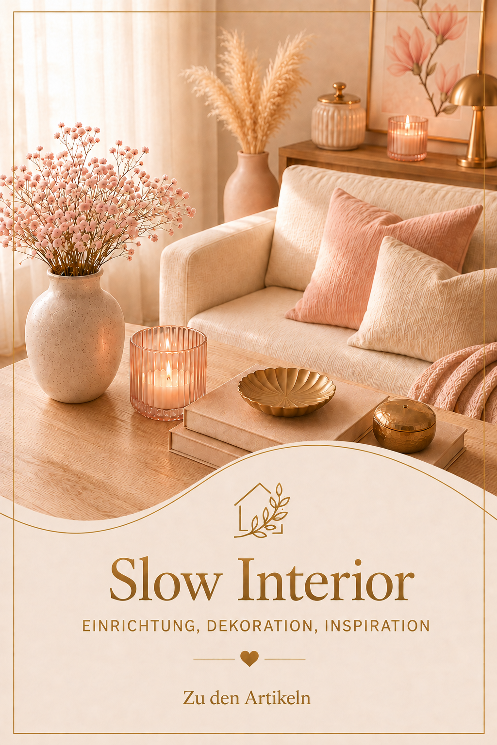 Slow Interior – Einrichtung, Dekoration und Wohnideen für ein Zuhause zum Wohlfühlen